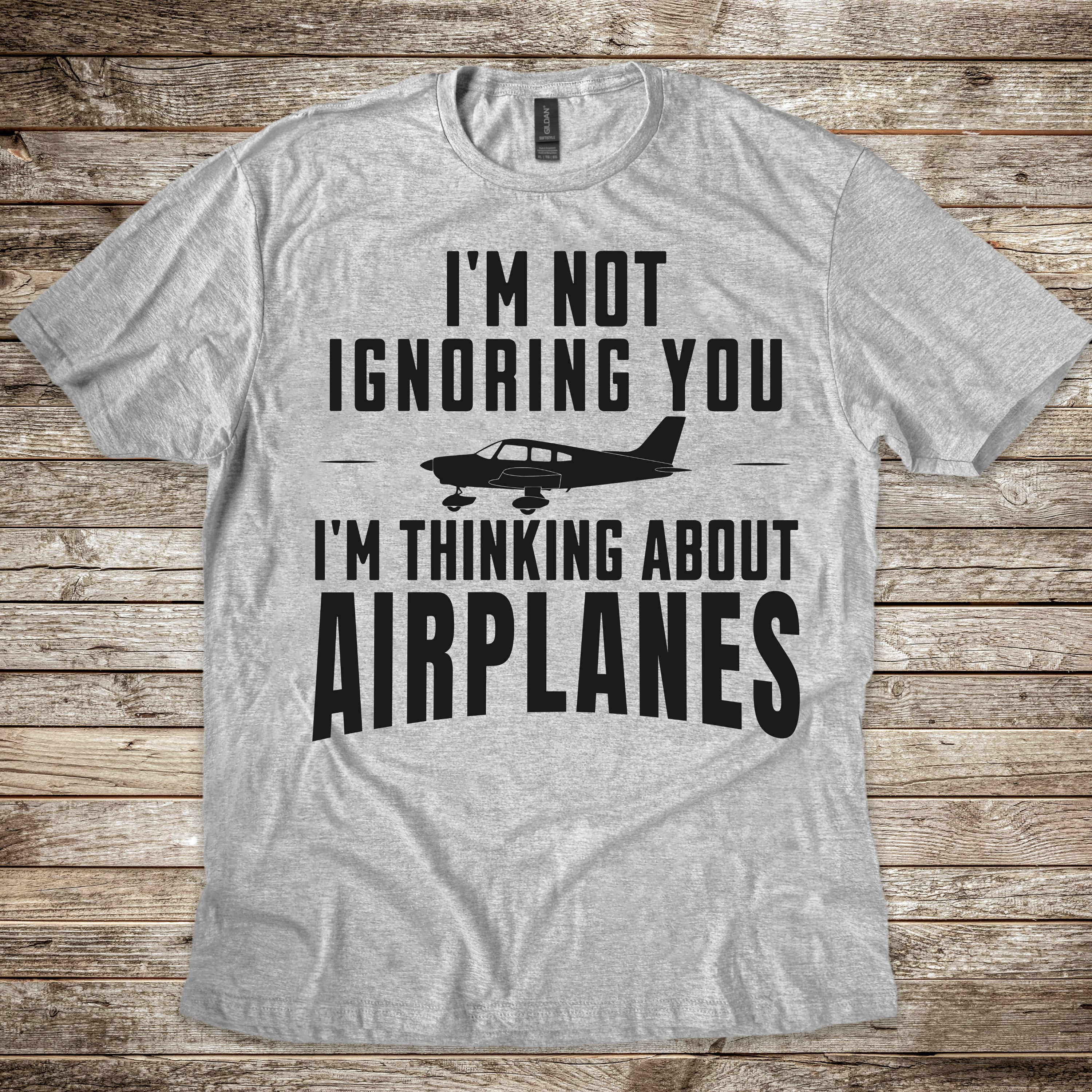 Thinking About Airplanes T-shirt