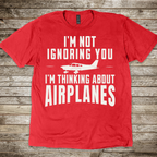 Thinking About Airplanes T-shirt