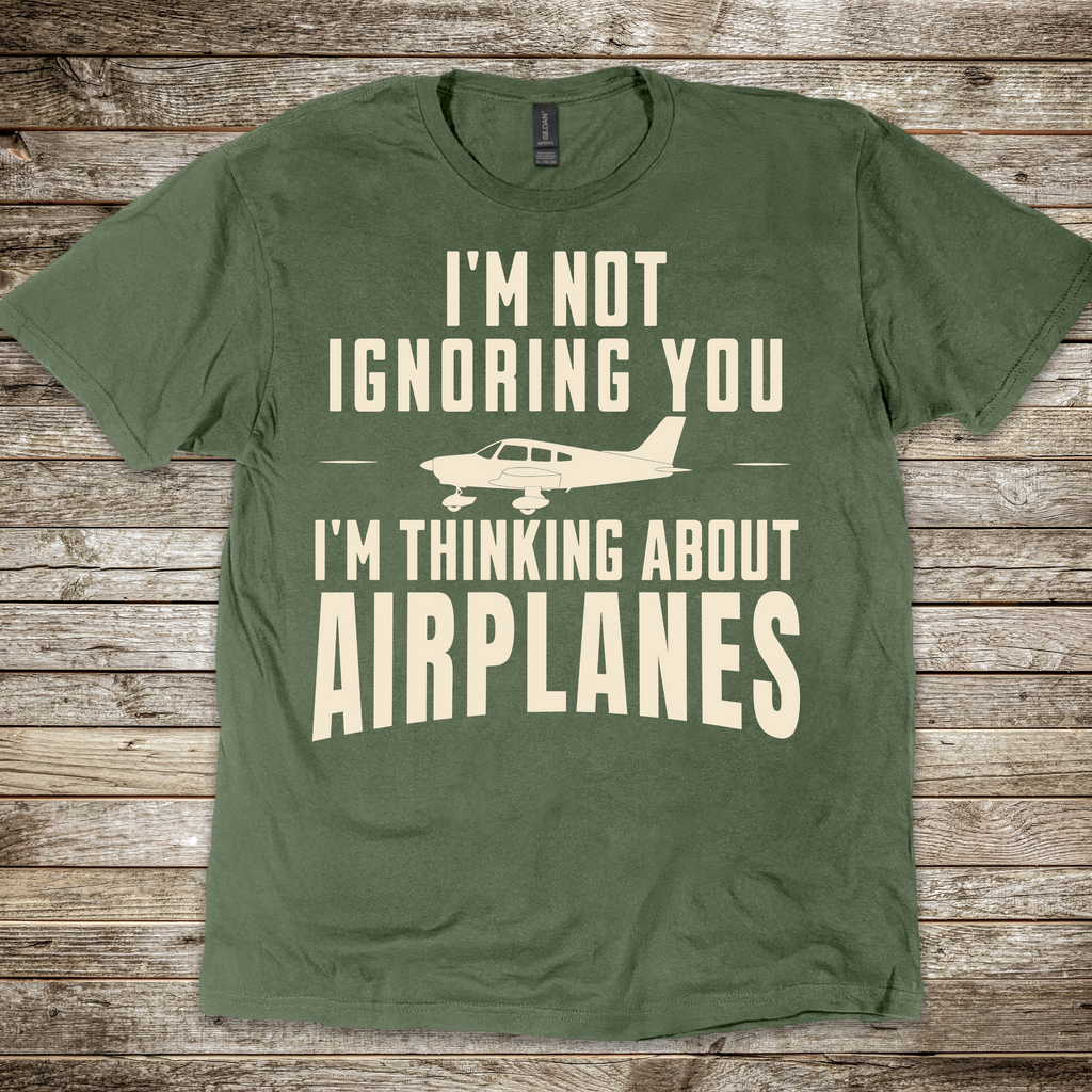 Thinking About Airplanes T-shirt