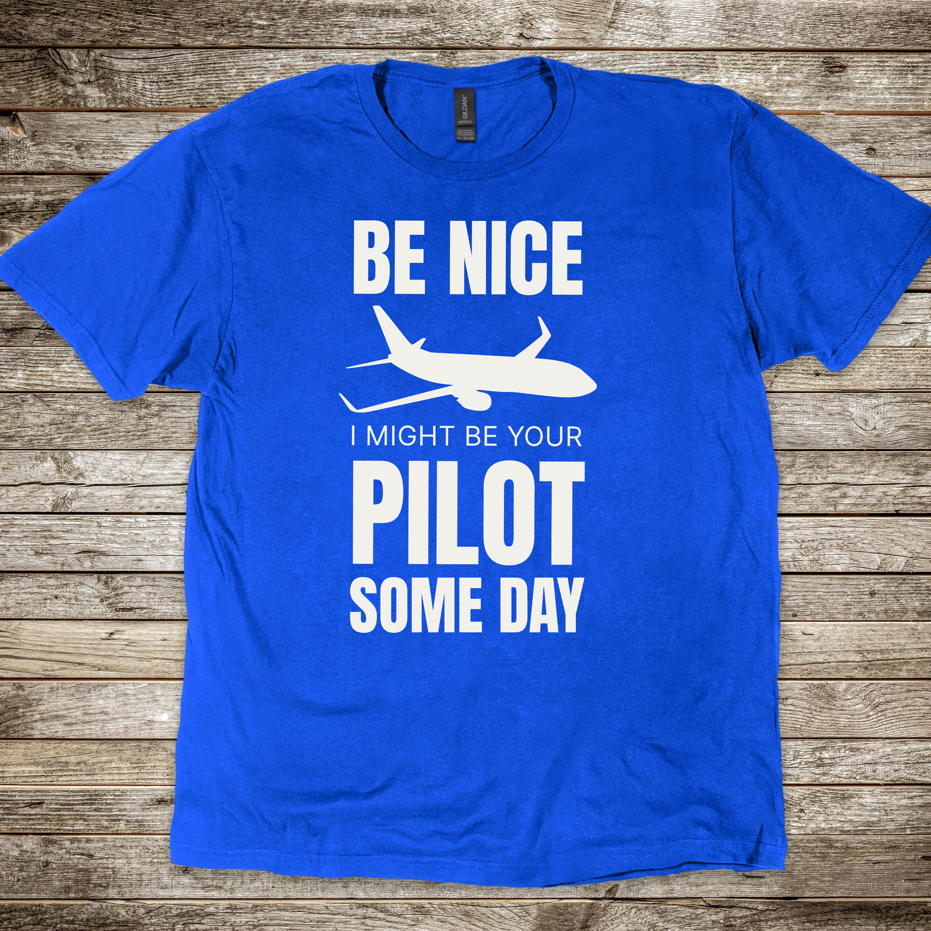Be Nice I Might Be Your Pilot T-shirt