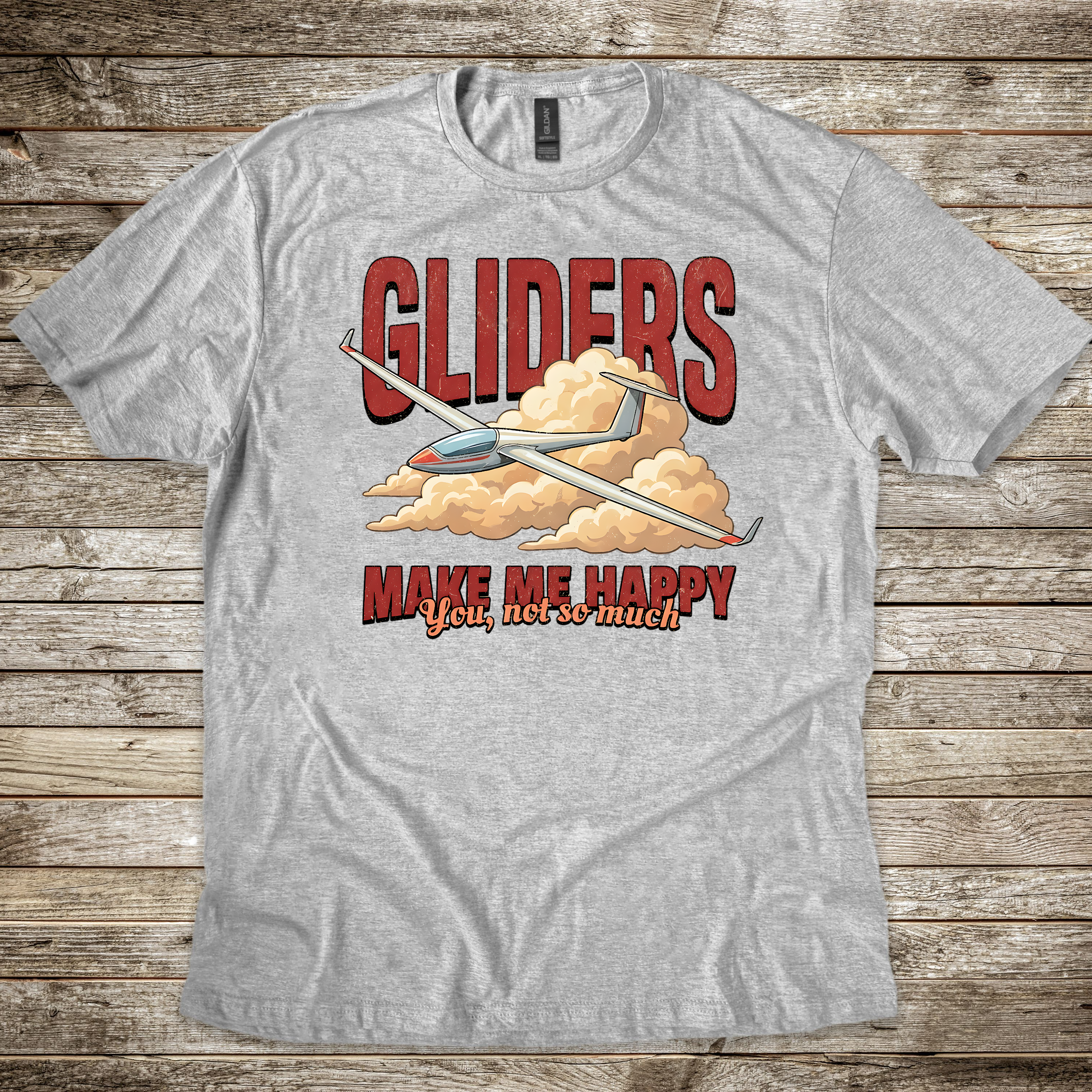 Gliders Make Me Happy T-shirt