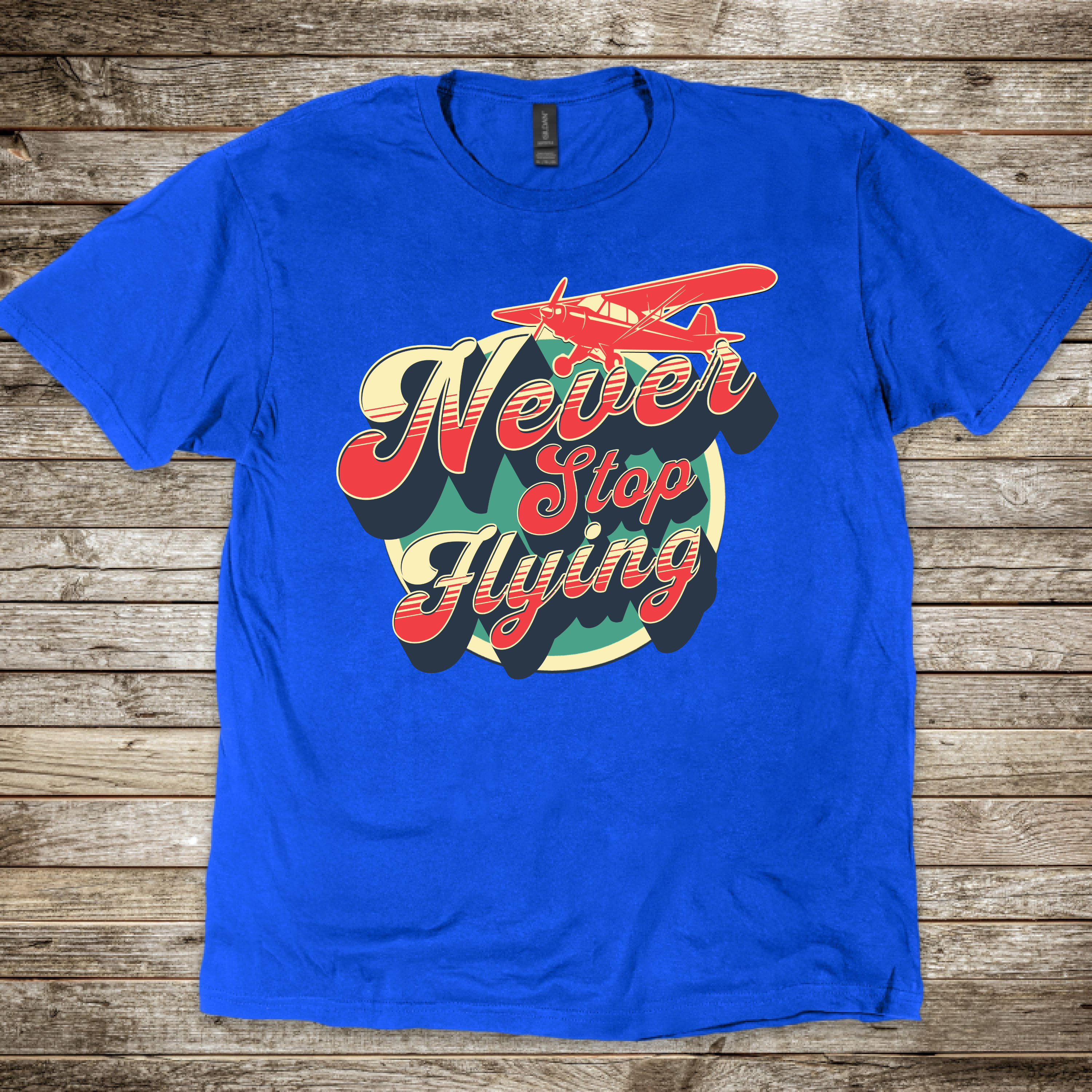Never Stop Flying T-shirt