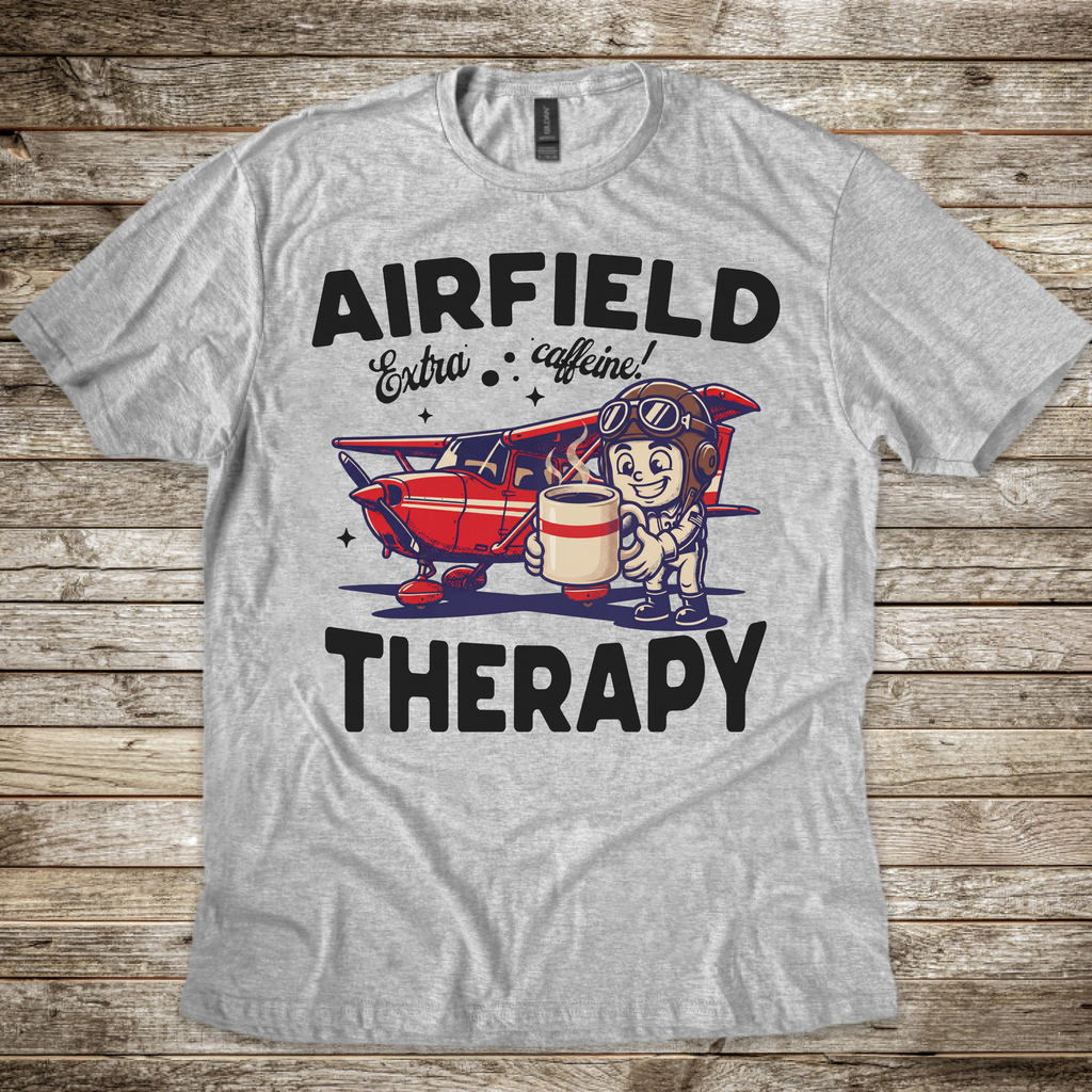 Airfield Coffee Therapy T-Shirt
