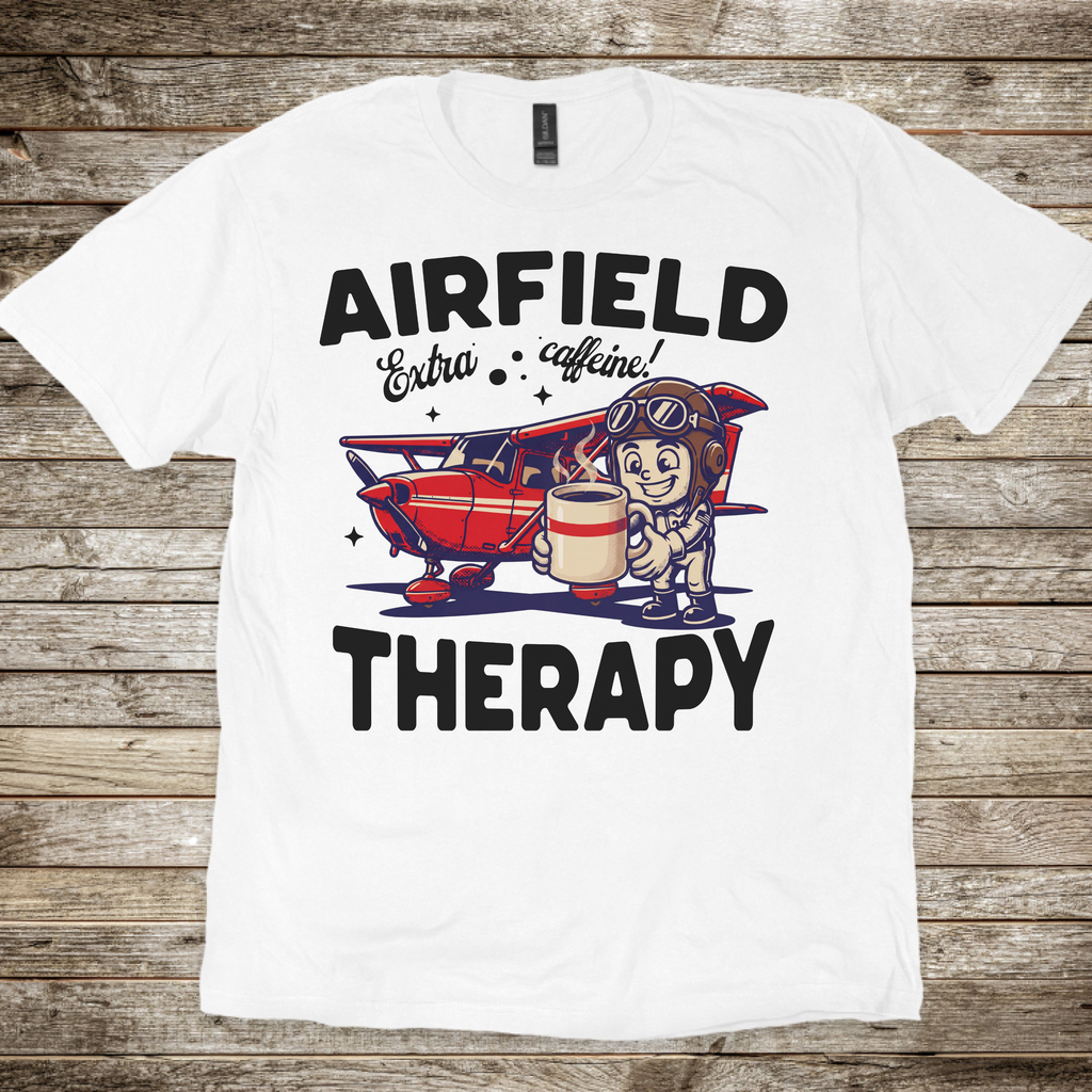 Airfield Coffee Therapy T-Shirt