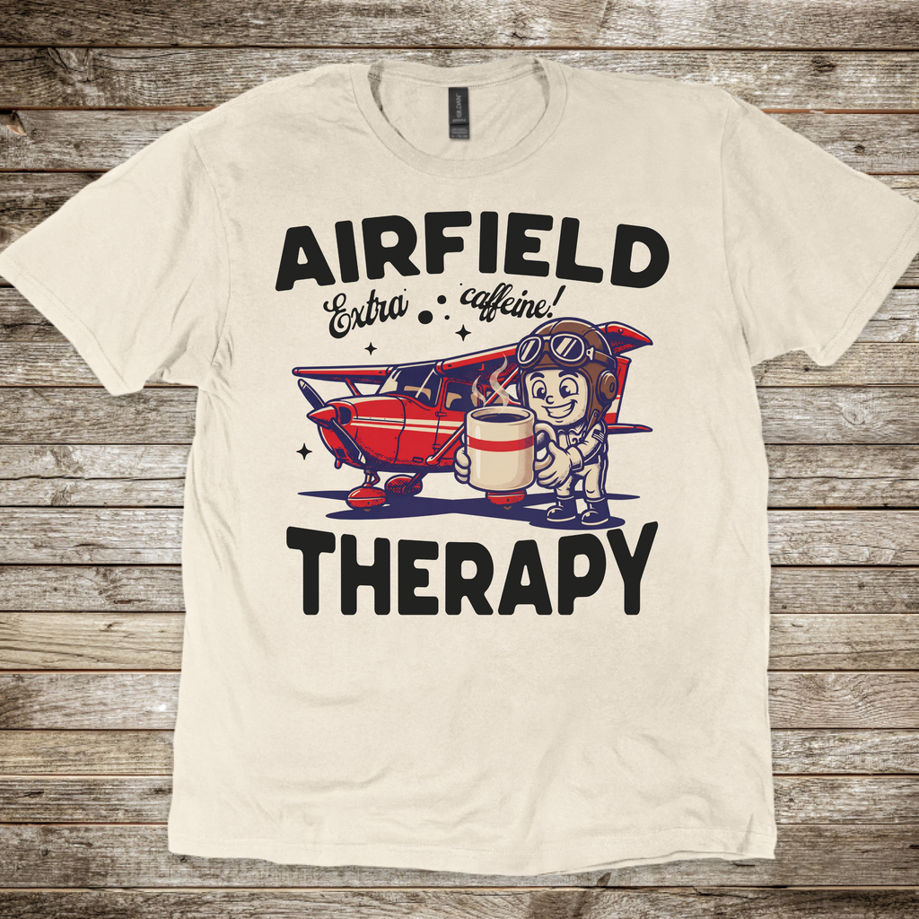 Airfield Coffee Therapy T-Shirt