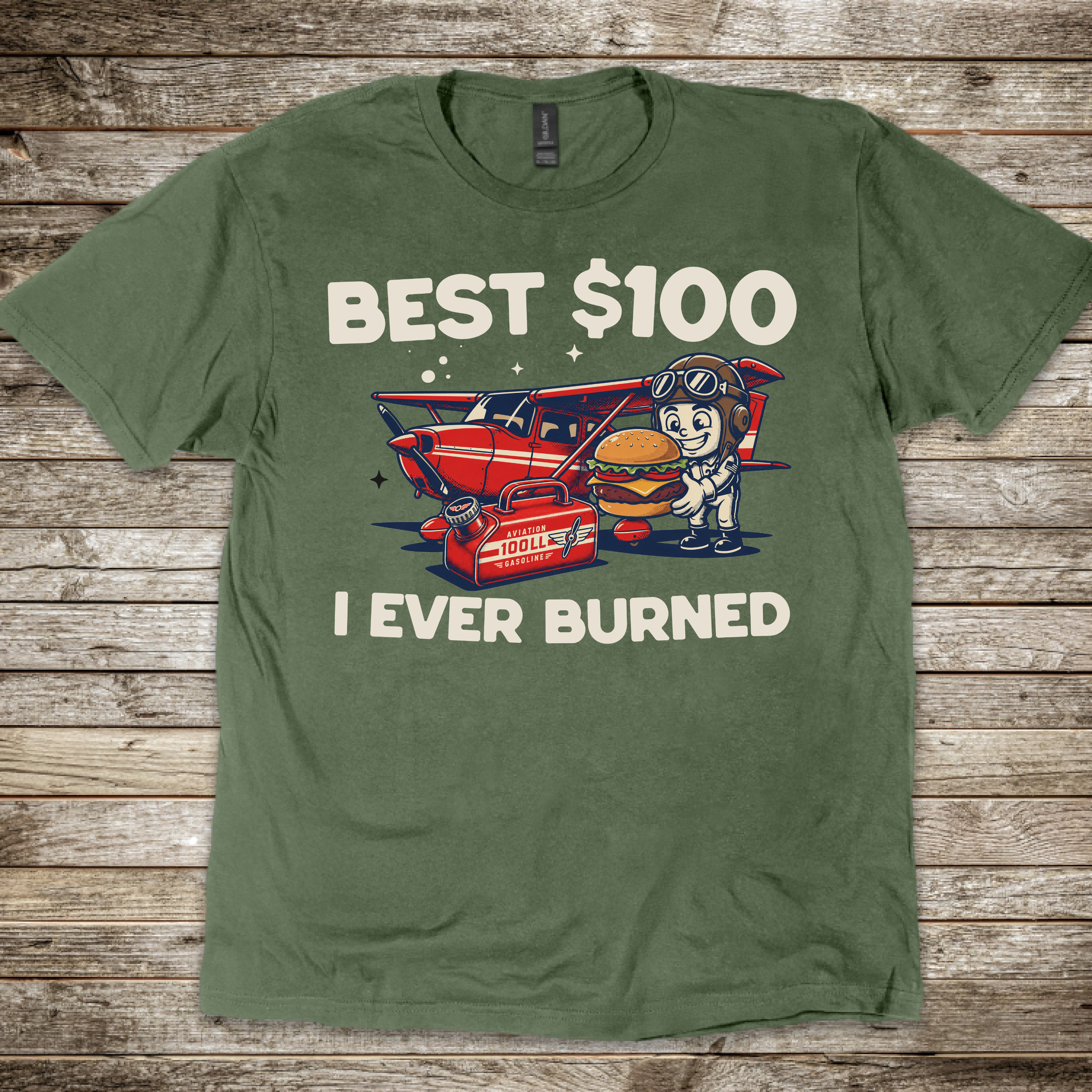 Best $100 Burned T-Shirt