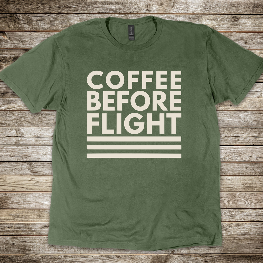 Coffee Before Flight T-Shirt