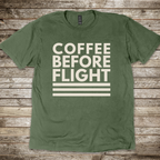 Coffee Before Flight T-Shirt