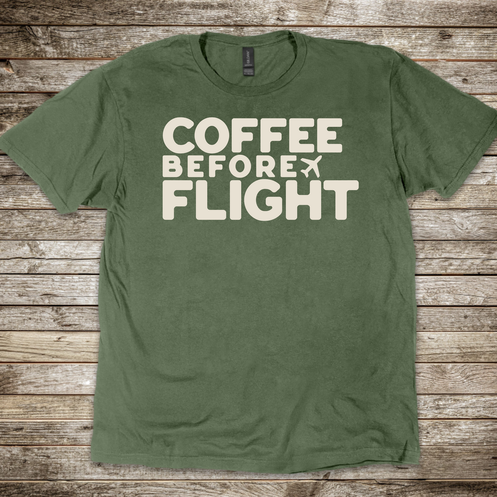 Coffee Before Flight T-Shirt