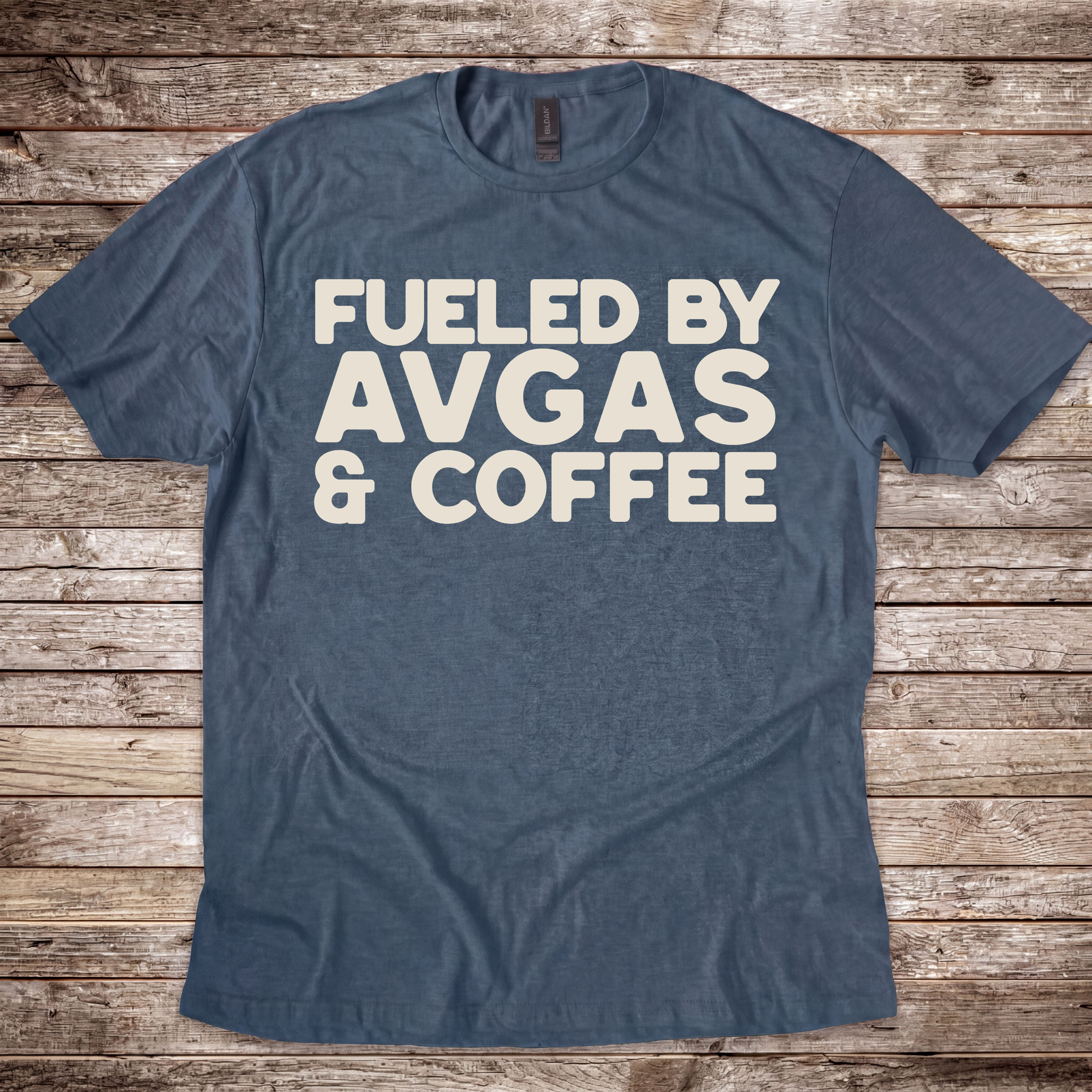 Fueled By Avgas & Coffee T-Shirt