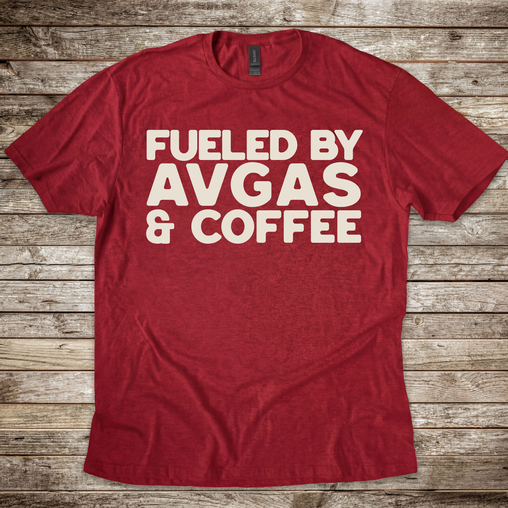 Fueled By Avgas & Coffee T-Shirt