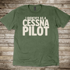 Identify as a Cessna Pilot T-Shirt
