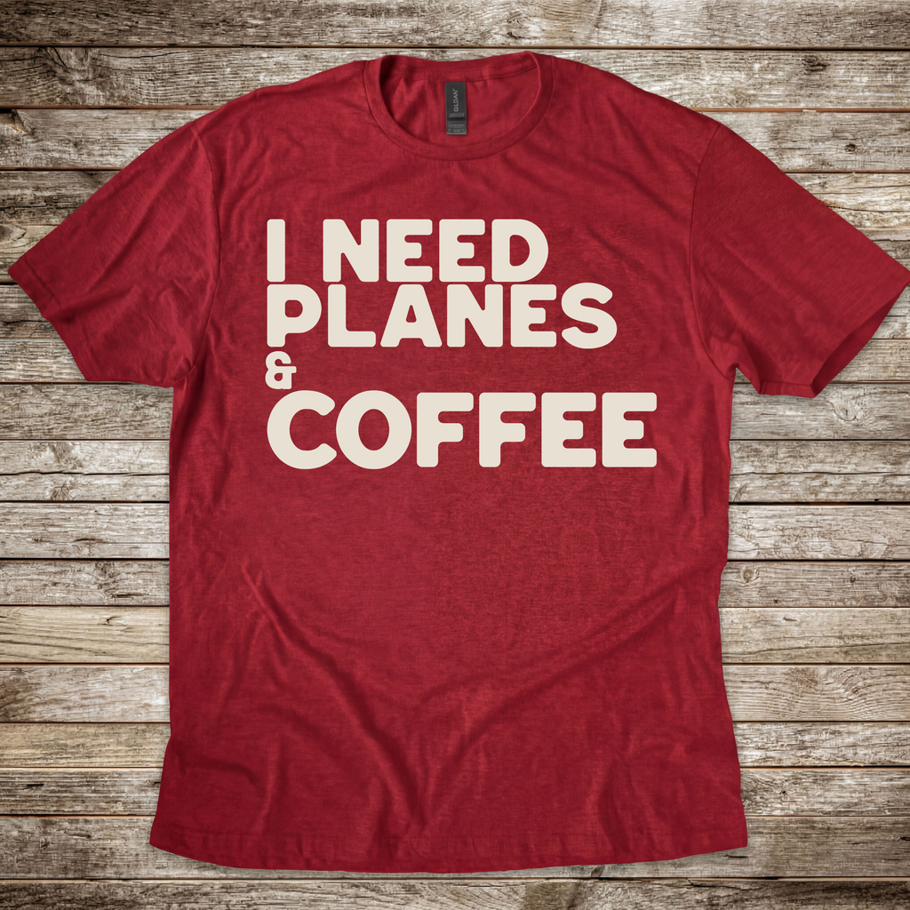 Planes & Coffee T-Shirt