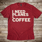 Planes & Coffee T-Shirt