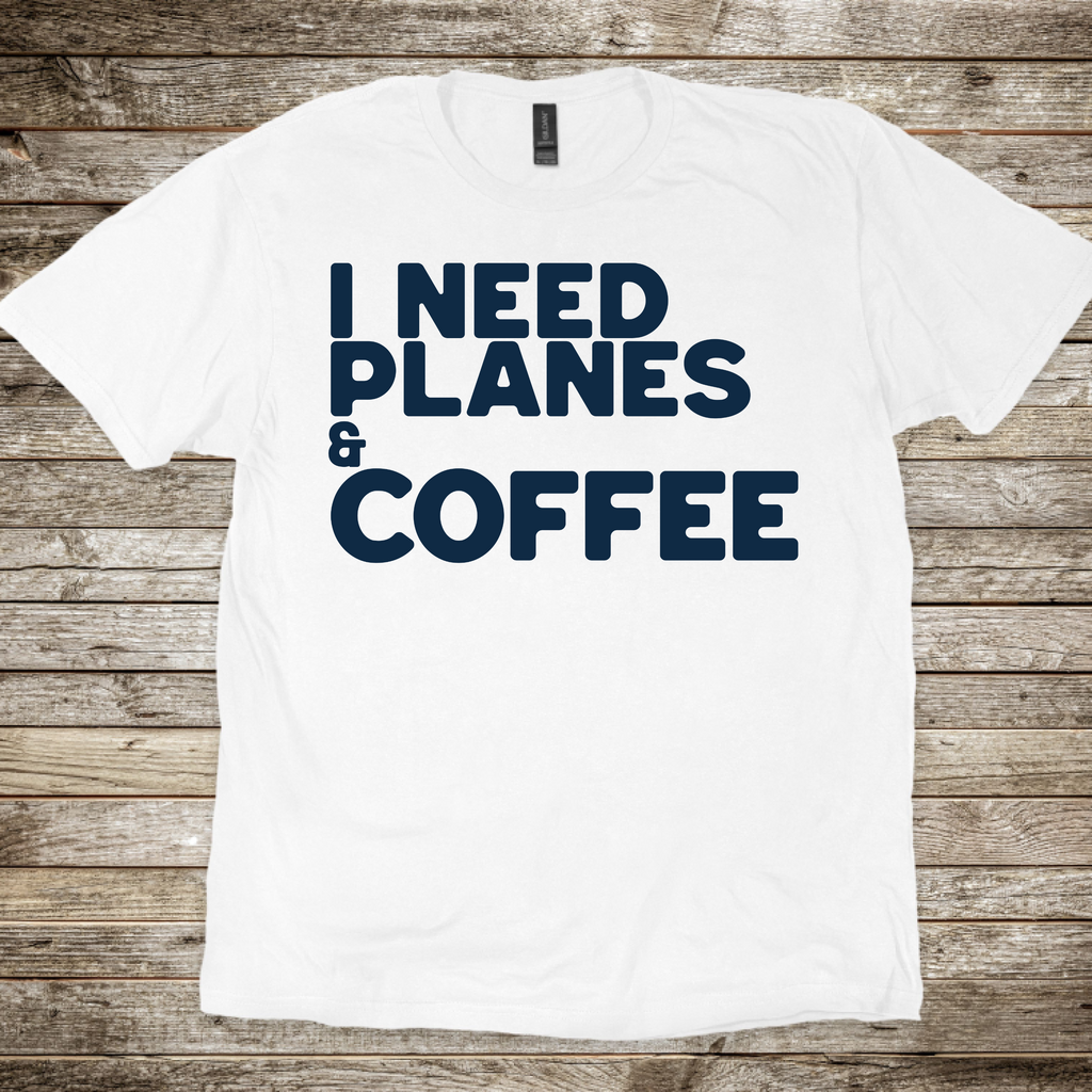 Planes & Coffee T-Shirt