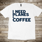 Planes & Coffee T-Shirt