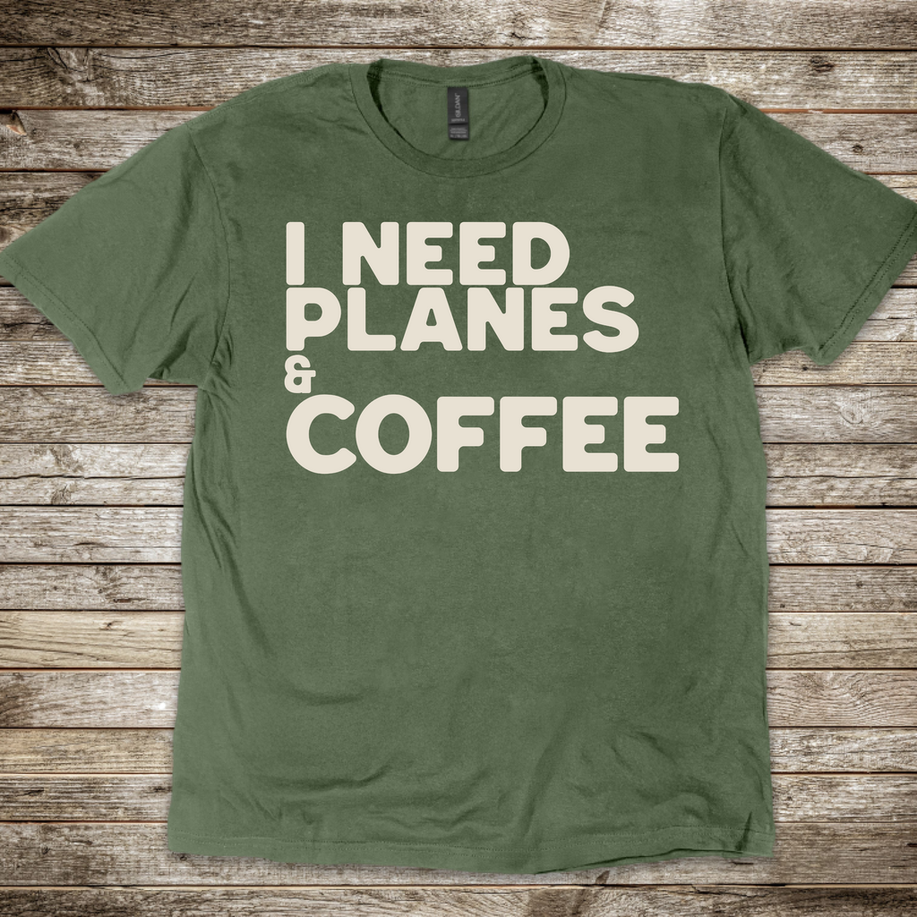 Planes & Coffee T-Shirt