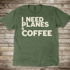 Planes & Coffee T-Shirt