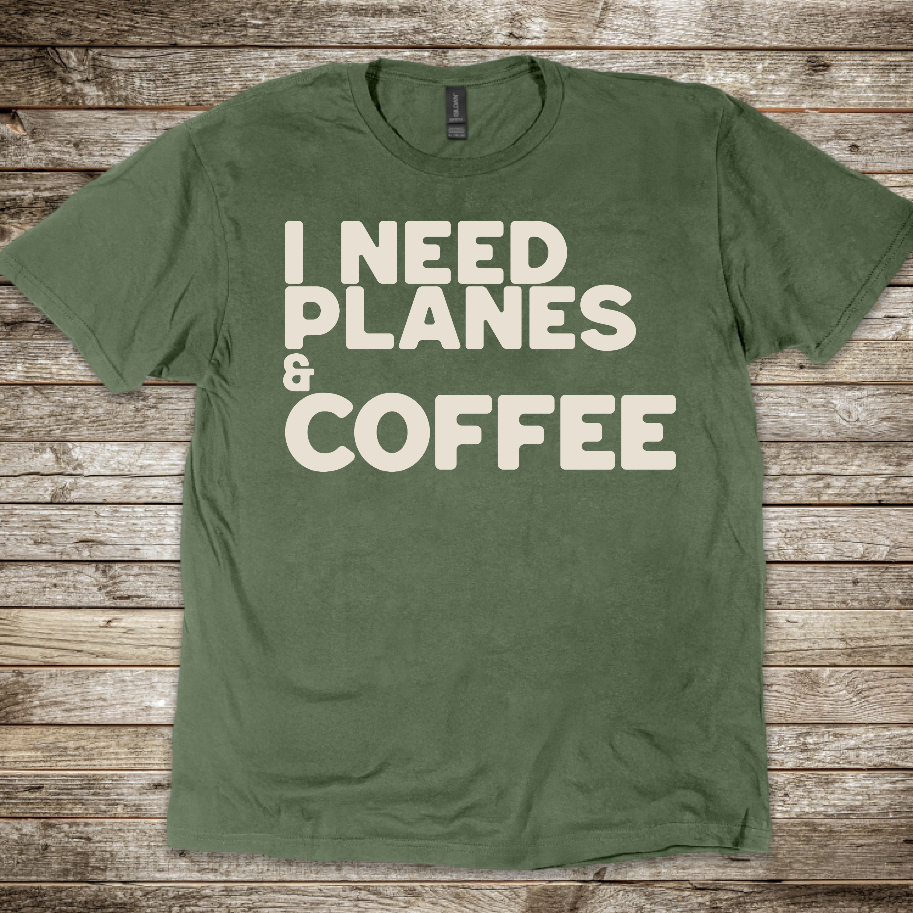 Planes & Coffee T-Shirt