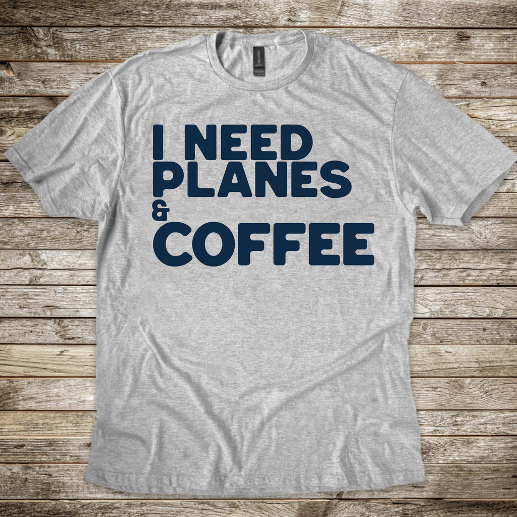Planes & Coffee T-Shirt