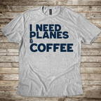 Planes & Coffee T-Shirt