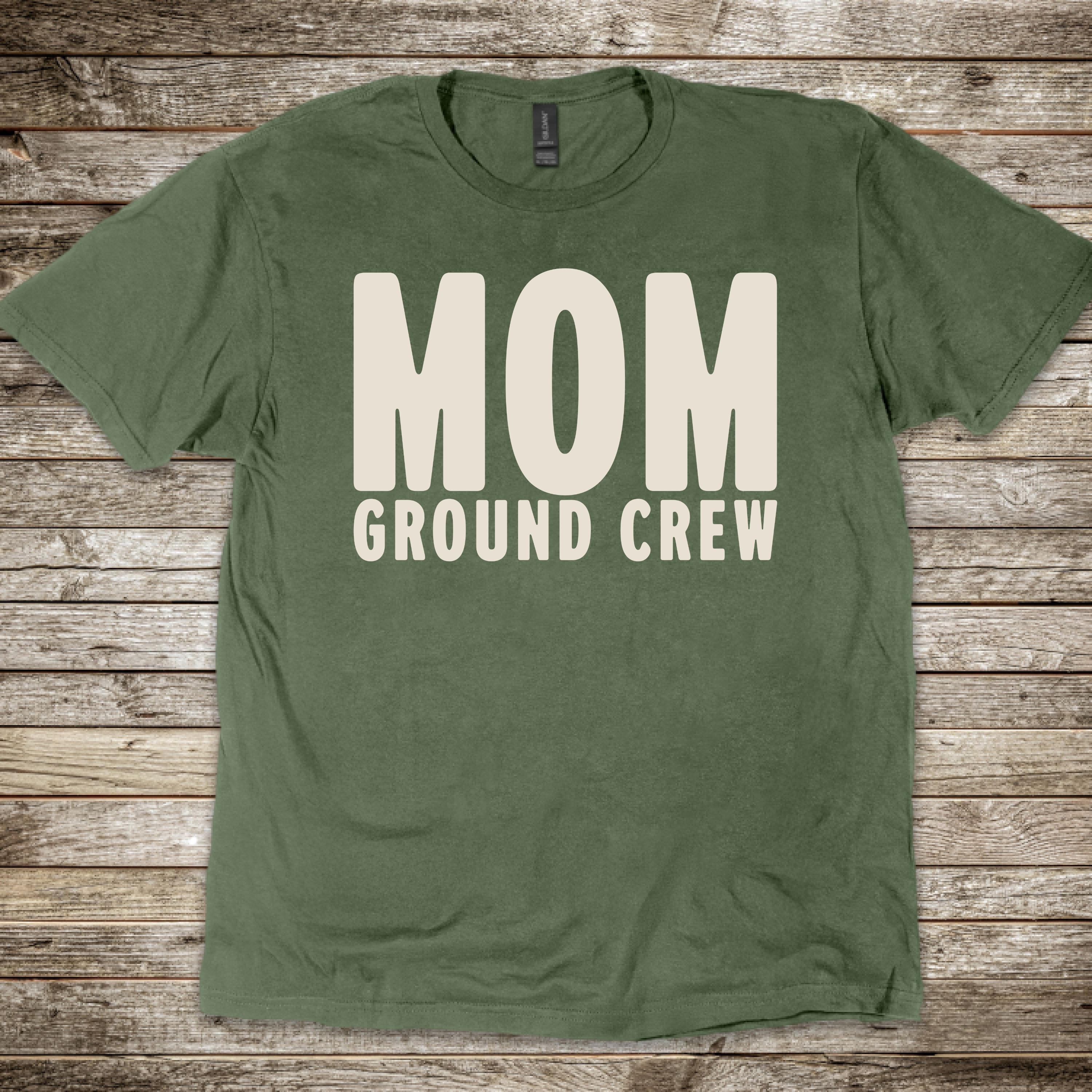 Mom. Ground Crew T-Shirt