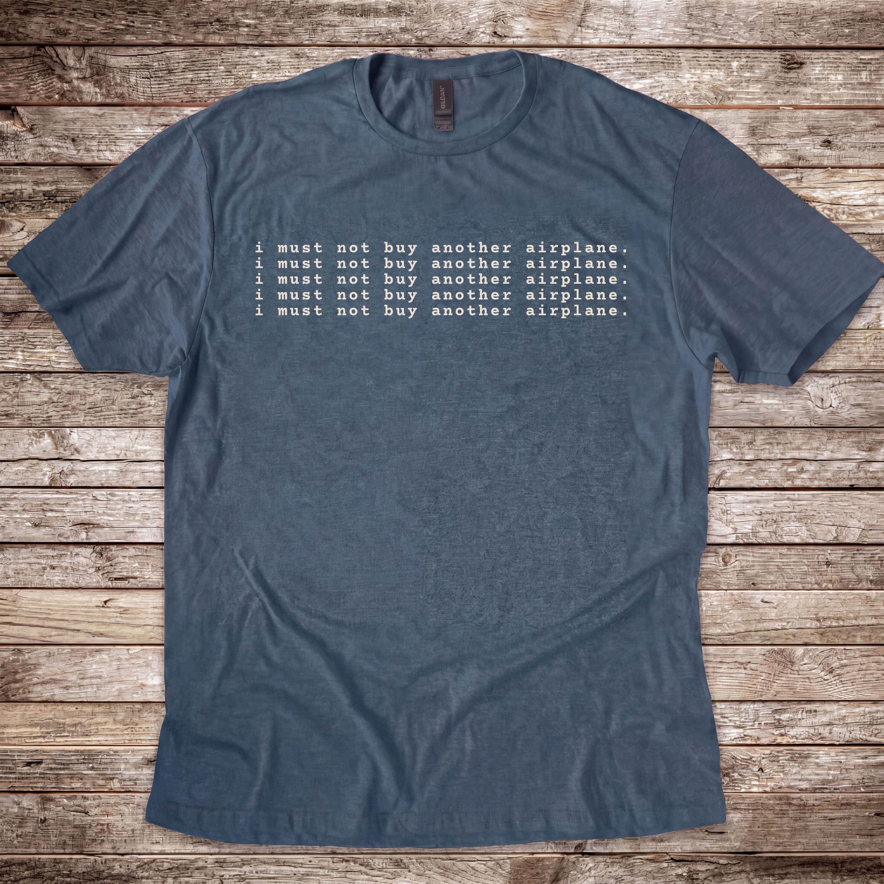 Must Not Buy Another Plane T-Shirt