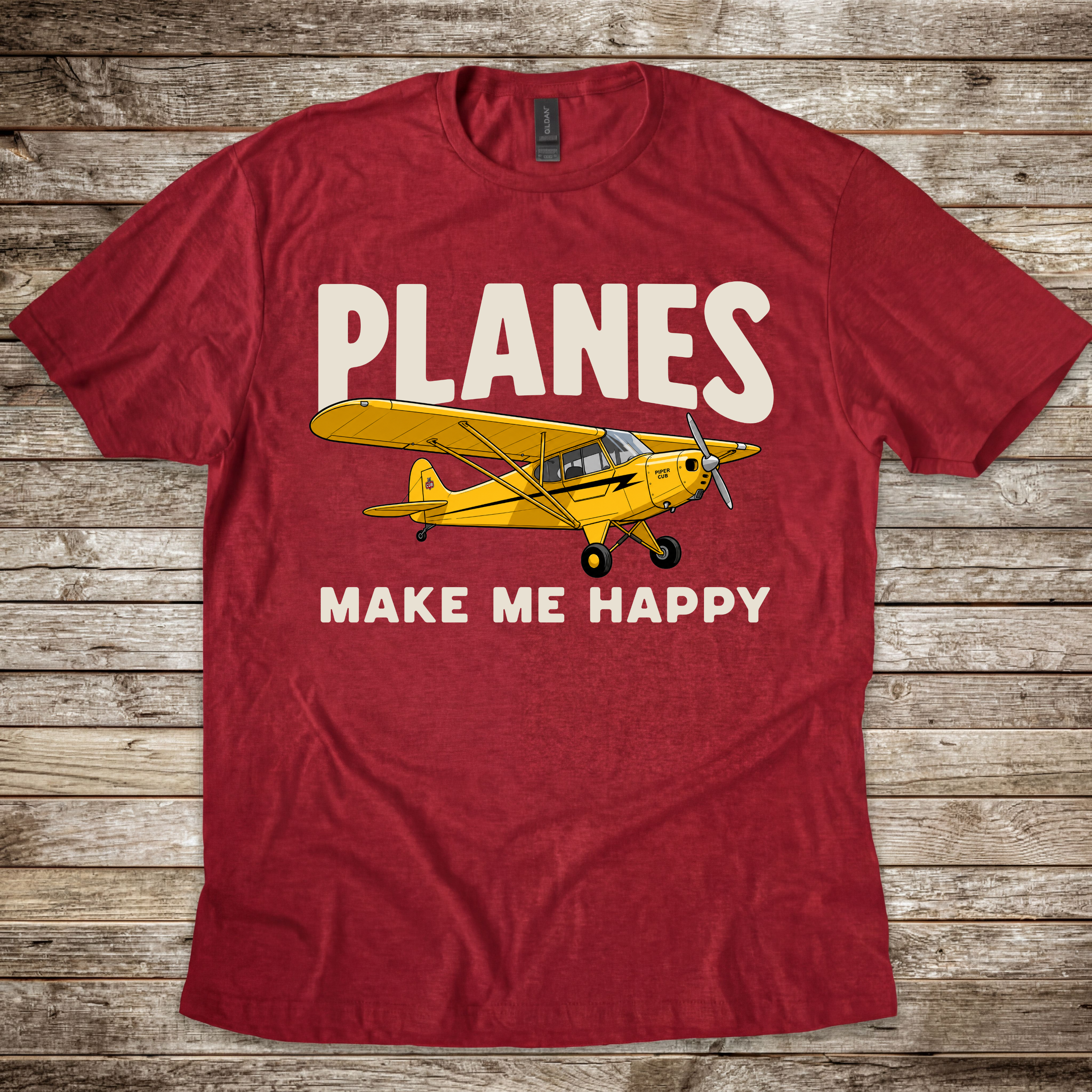 Planes Make Me Happy T-Shirt