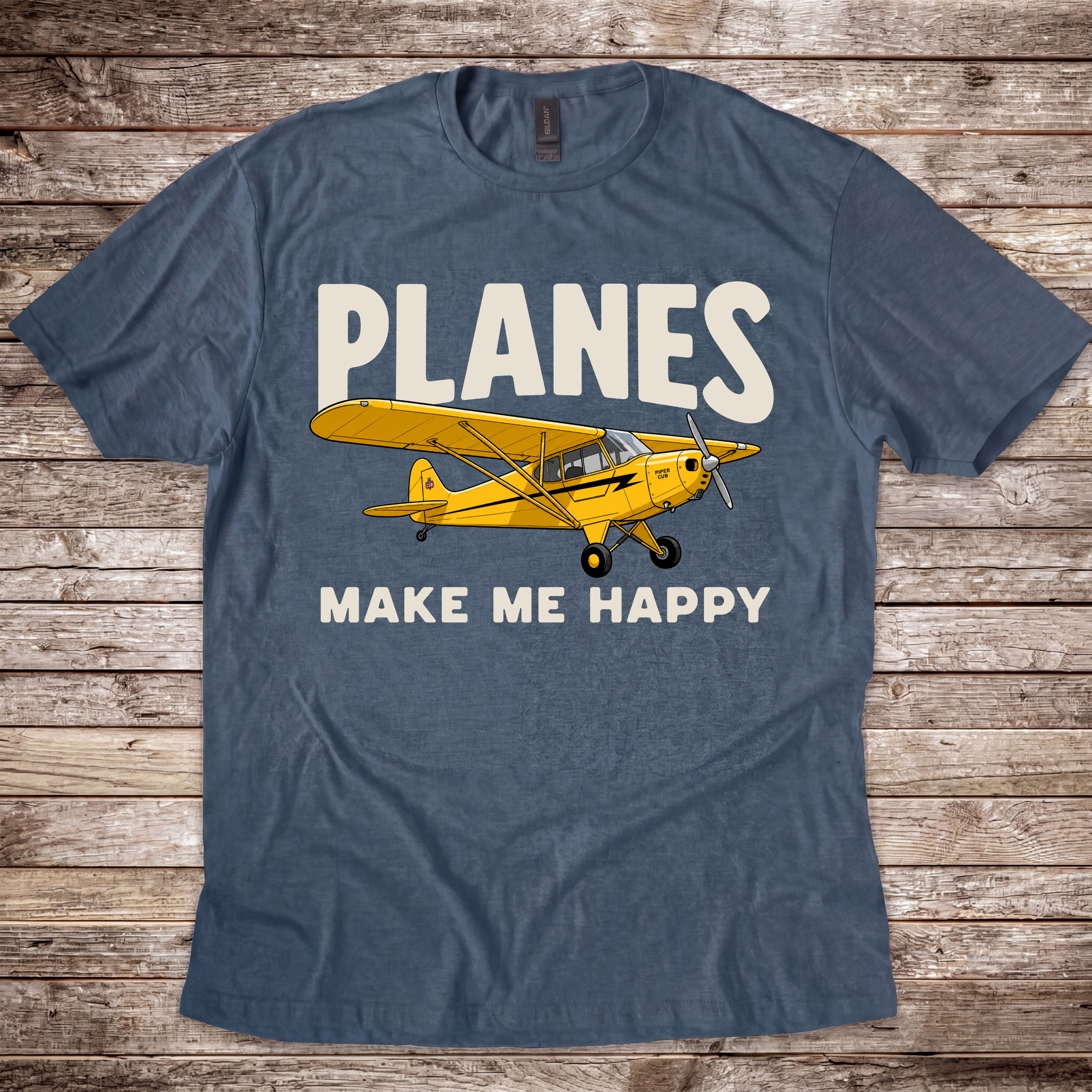 Planes Make Me Happy T-Shirt