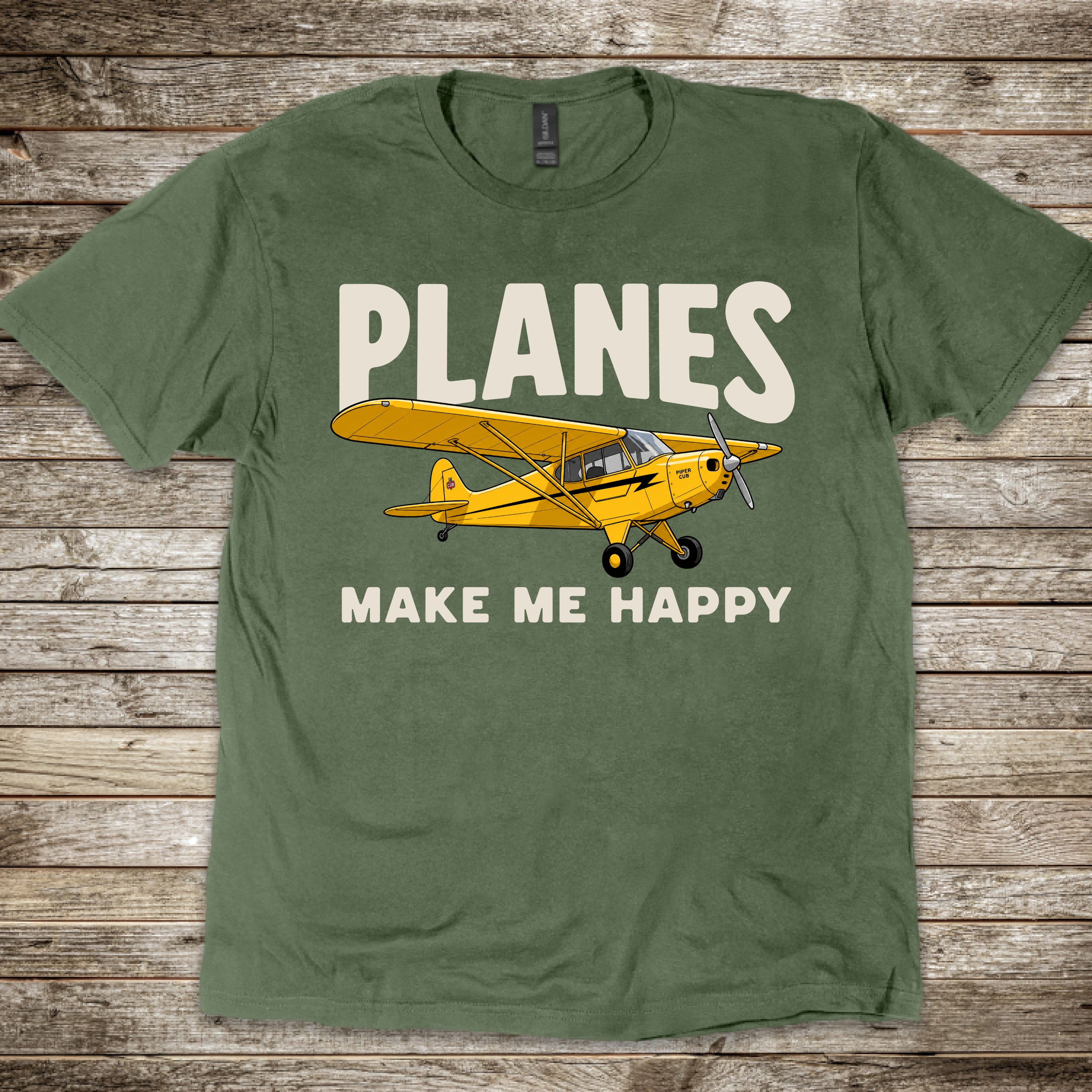 Planes Make Me Happy T-Shirt