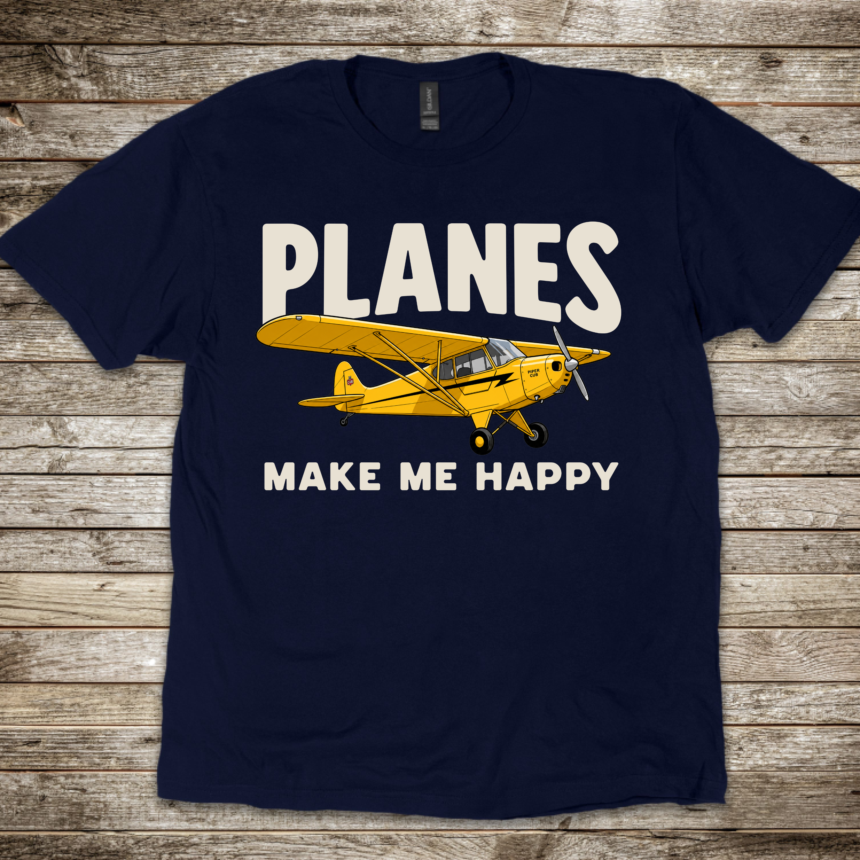 Planes Make Me Happy T-Shirt