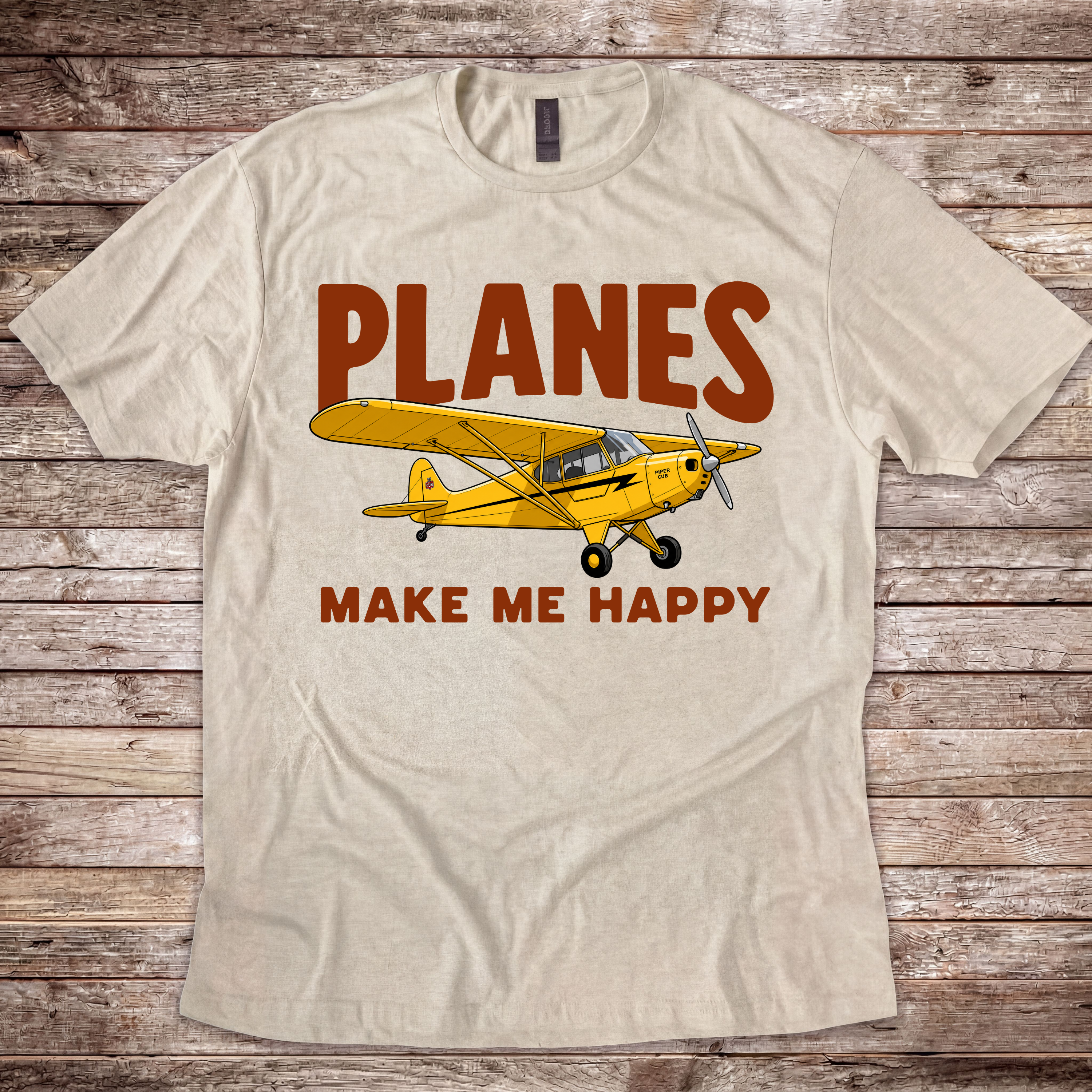 Planes Make Me Happy T-Shirt