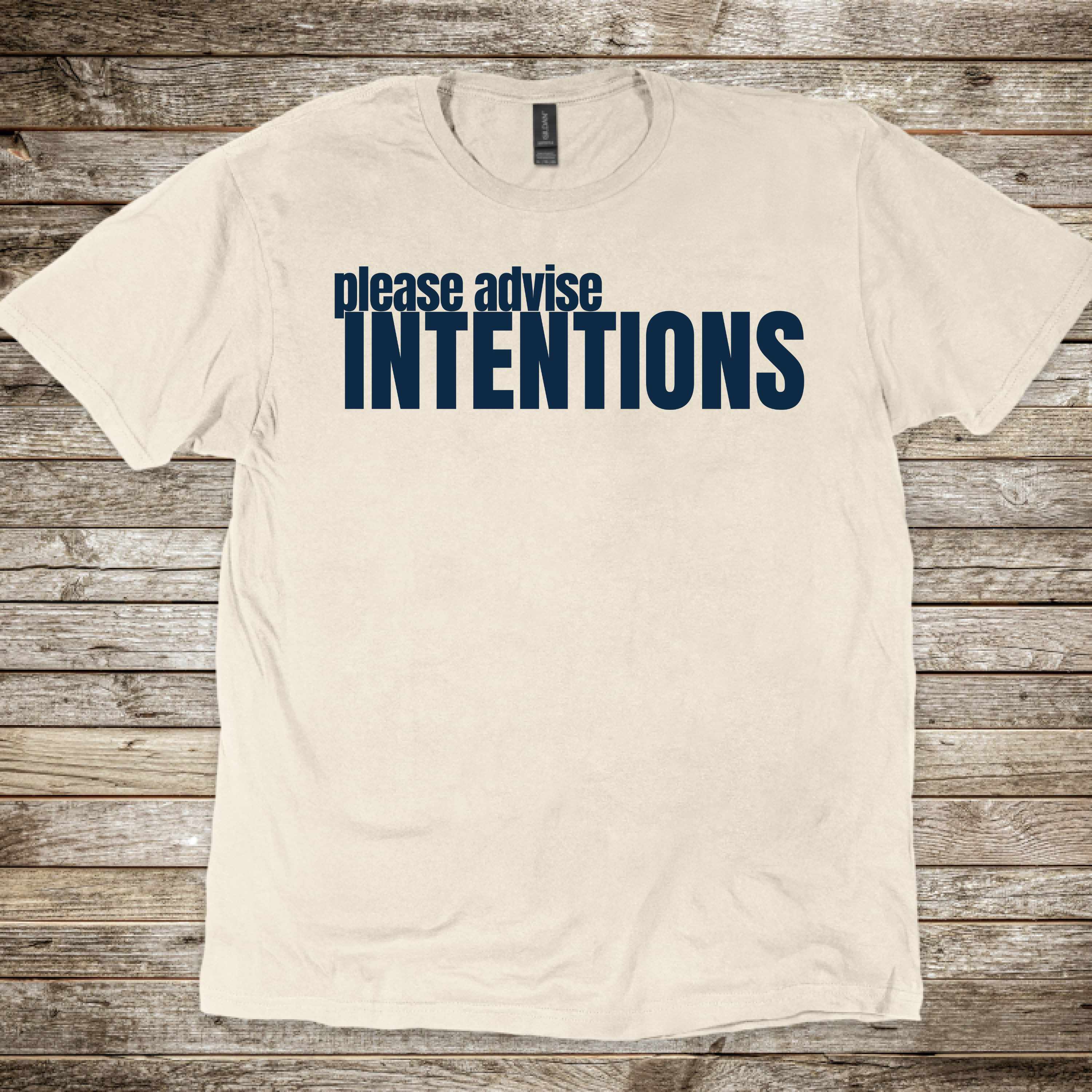 Please Advise Intentions T-Shirt
