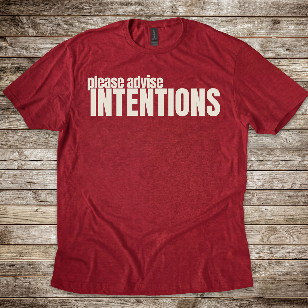 Please Advise Intentions T-Shirt
