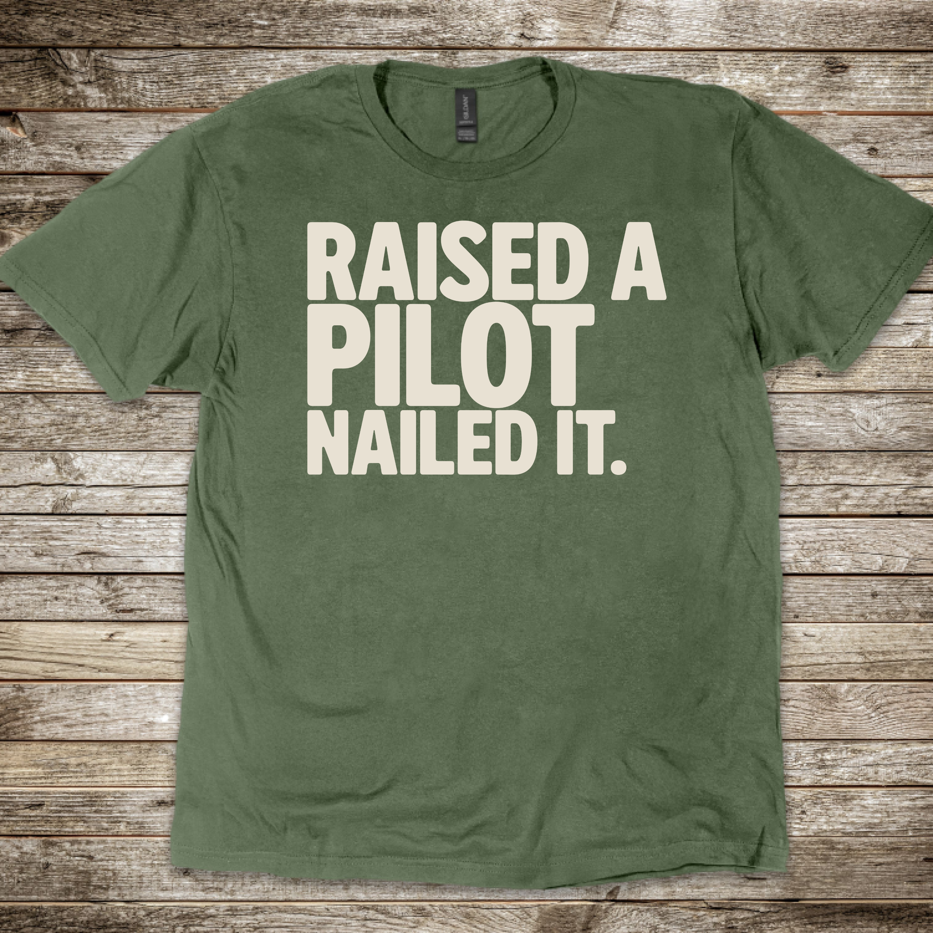Raised a Pilot T-Shirt