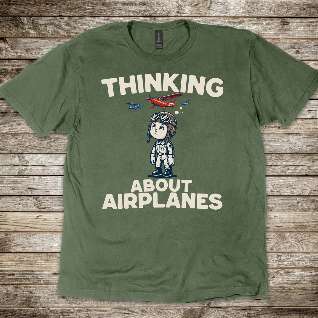 Thinking about Airplanes T-Shirt