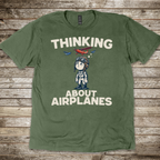 Thinking about Airplanes T-Shirt