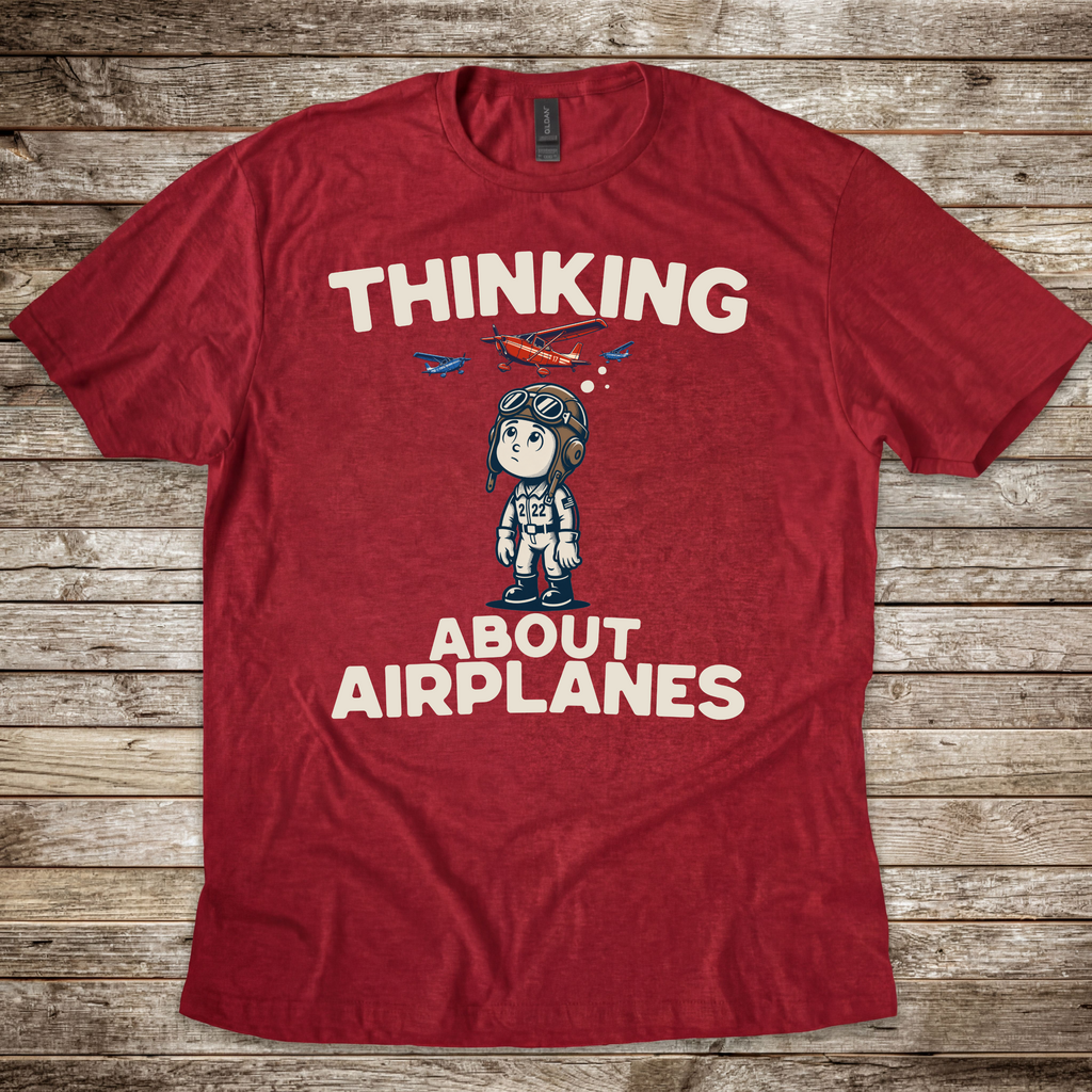 Thinking about Airplanes T-Shirt