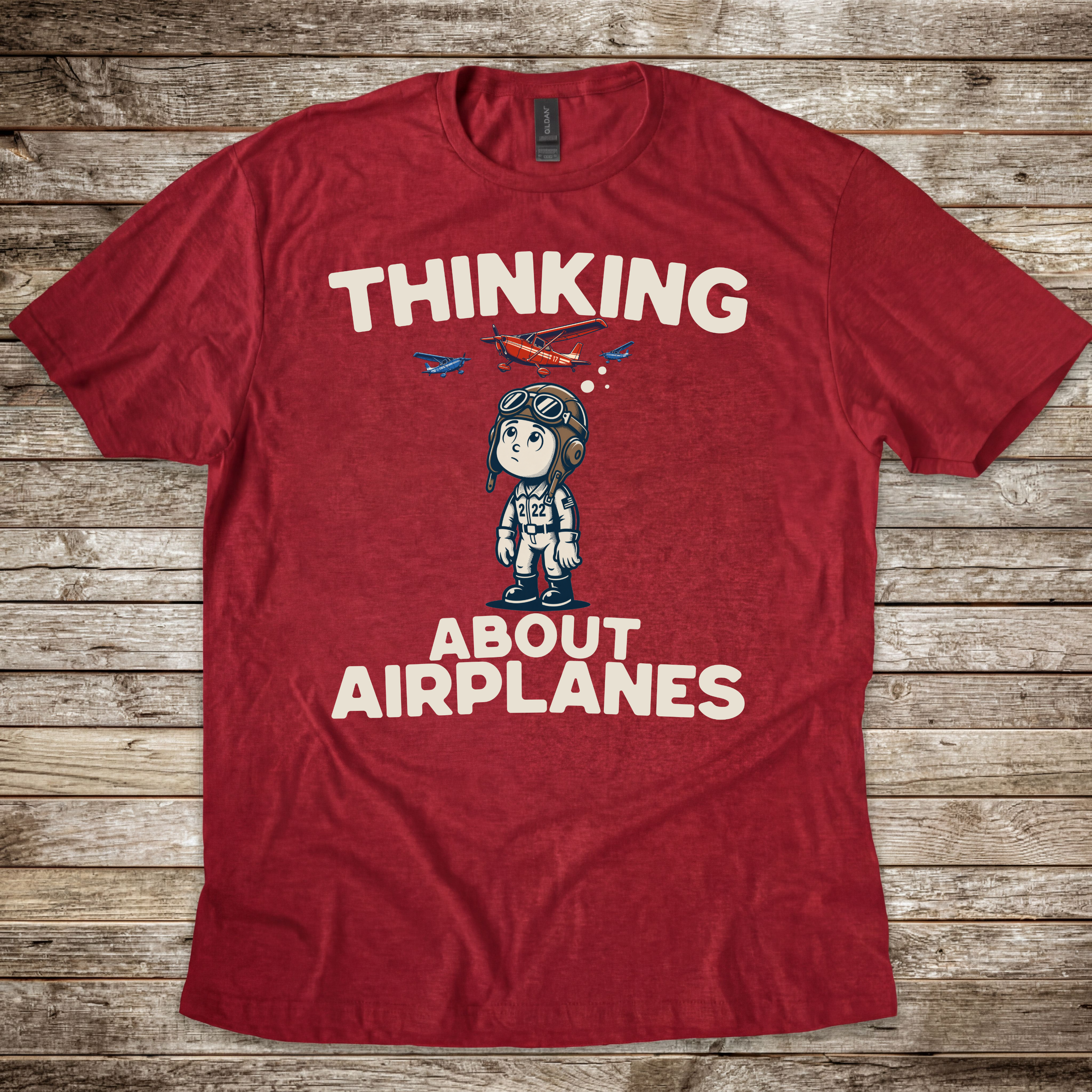 Thinking about Airplanes T-Shirt