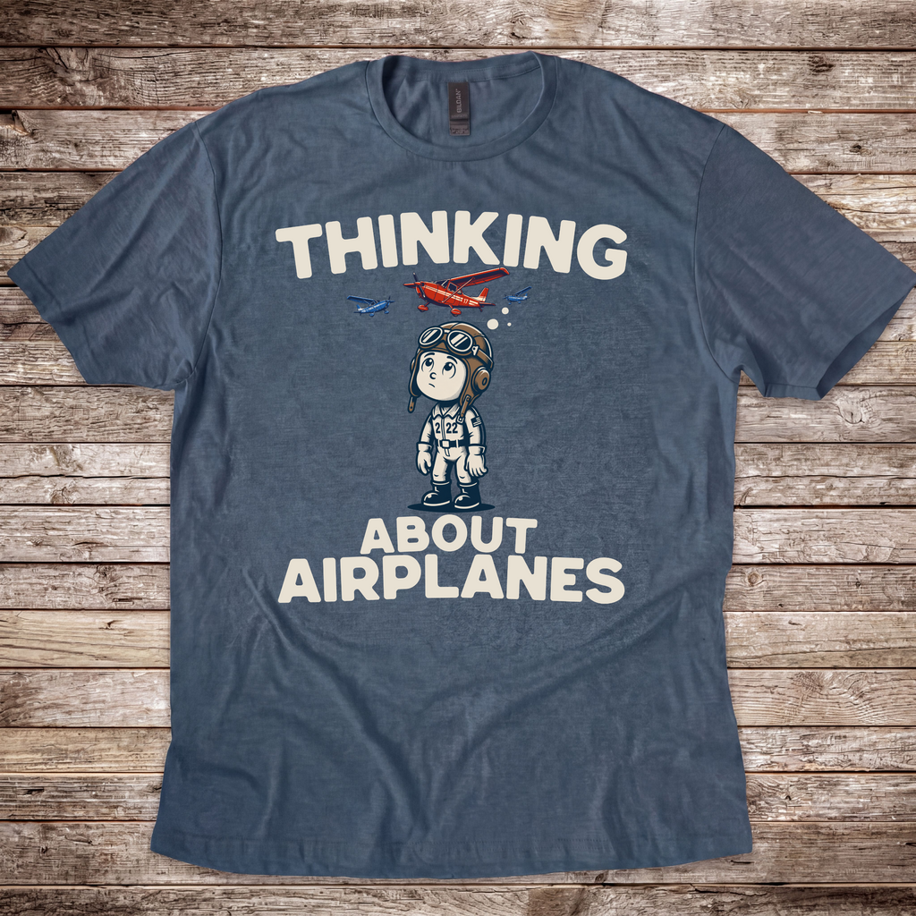 Thinking about Airplanes T-Shirt
