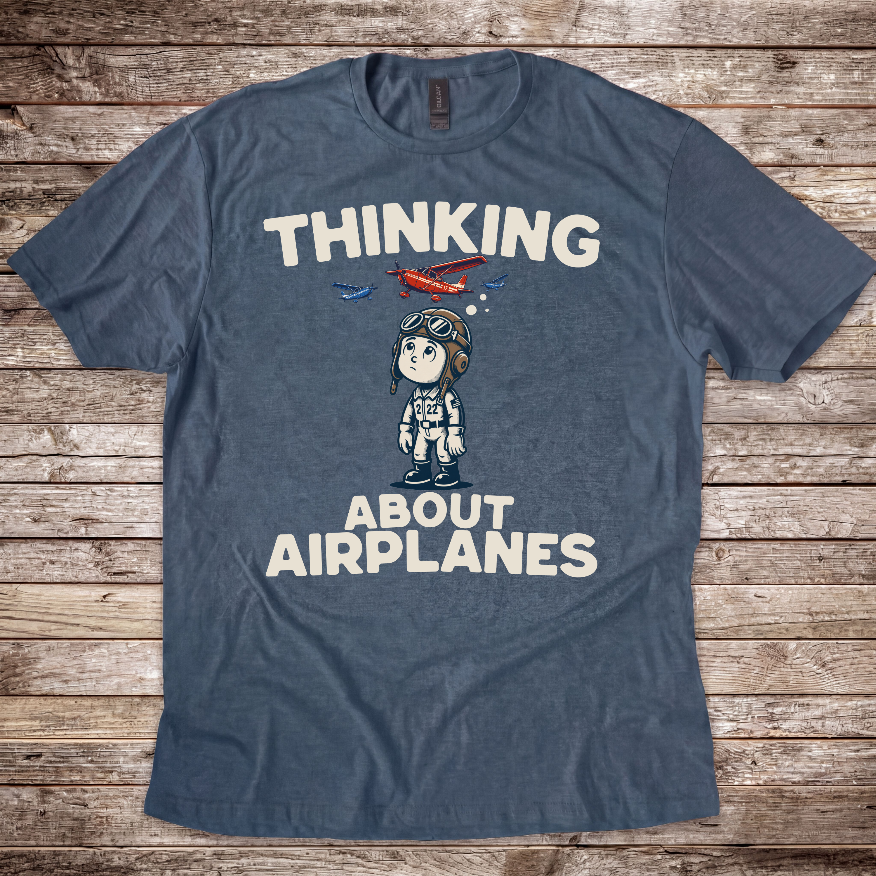 Thinking about Airplanes T-Shirt