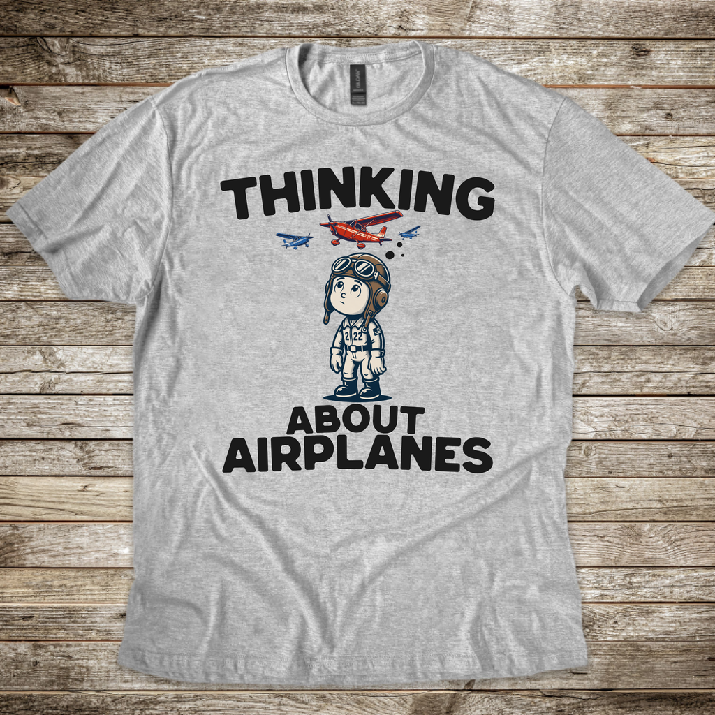 Thinking about Airplanes T-Shirt