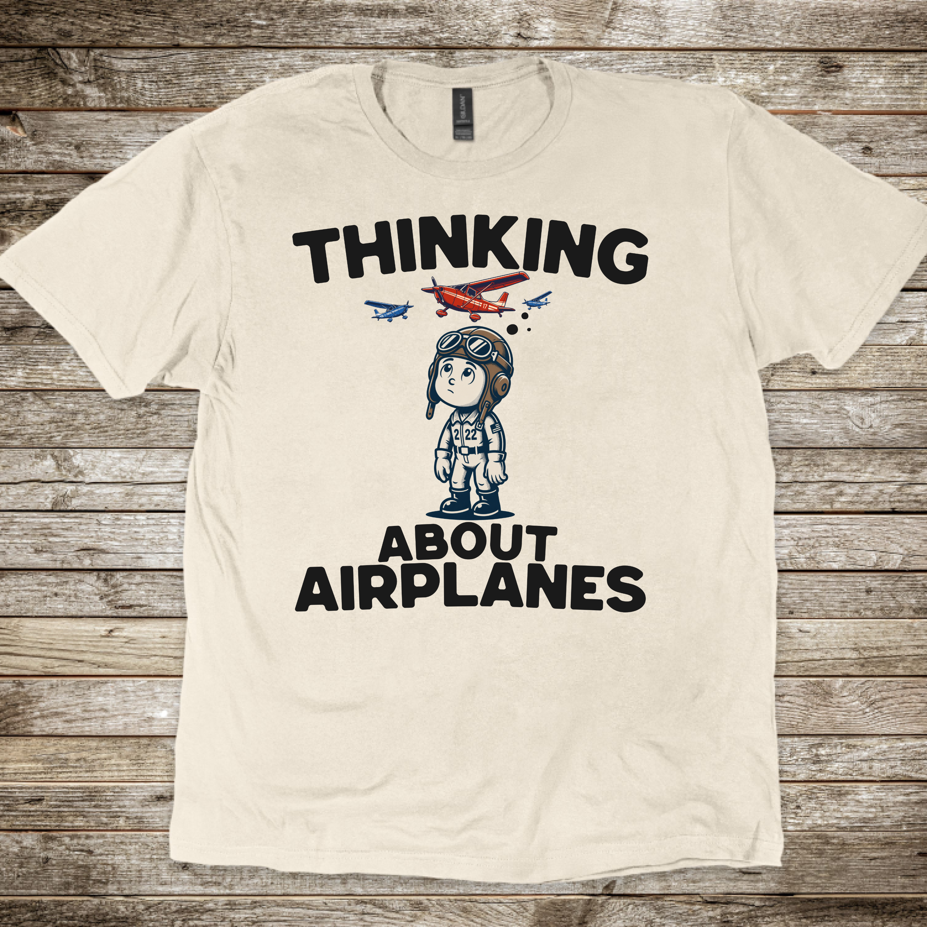 Thinking about Airplanes T-Shirt