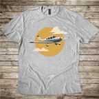 Archer aviation T-shirt with sunset aircraft artwork