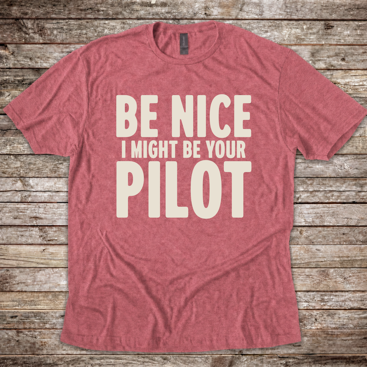 Be Nice I Might Be Your Pilot pilot gift T-shirt