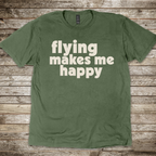 Flying makes me Happy T-Shirt