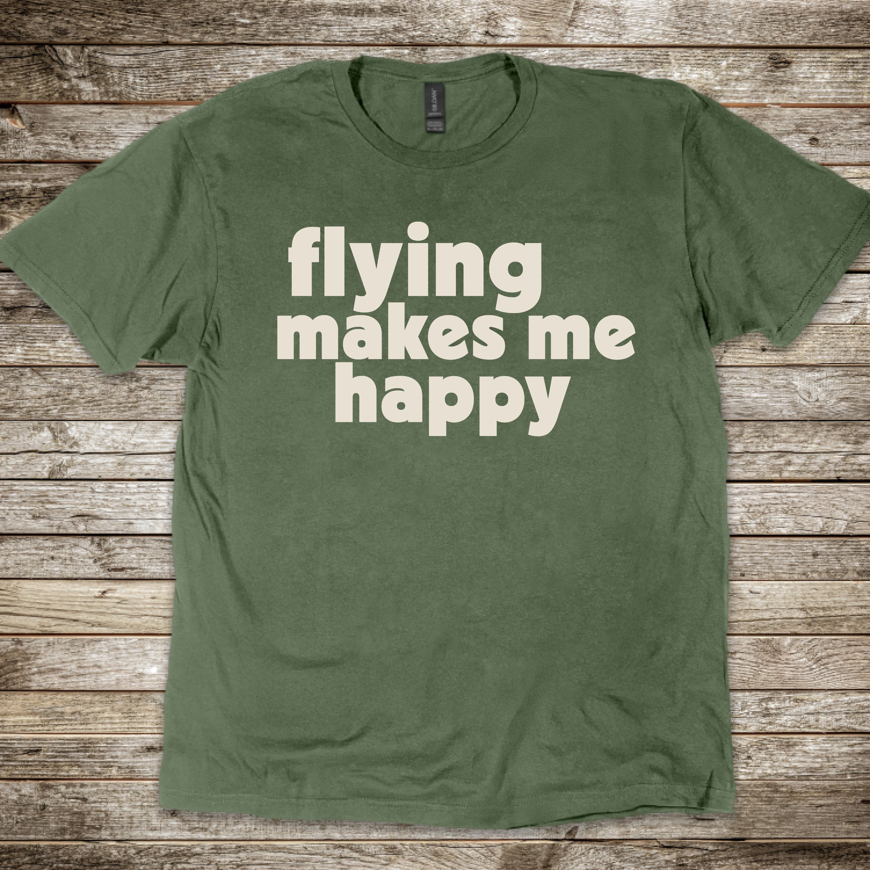 Flying makes me Happy T-Shirt