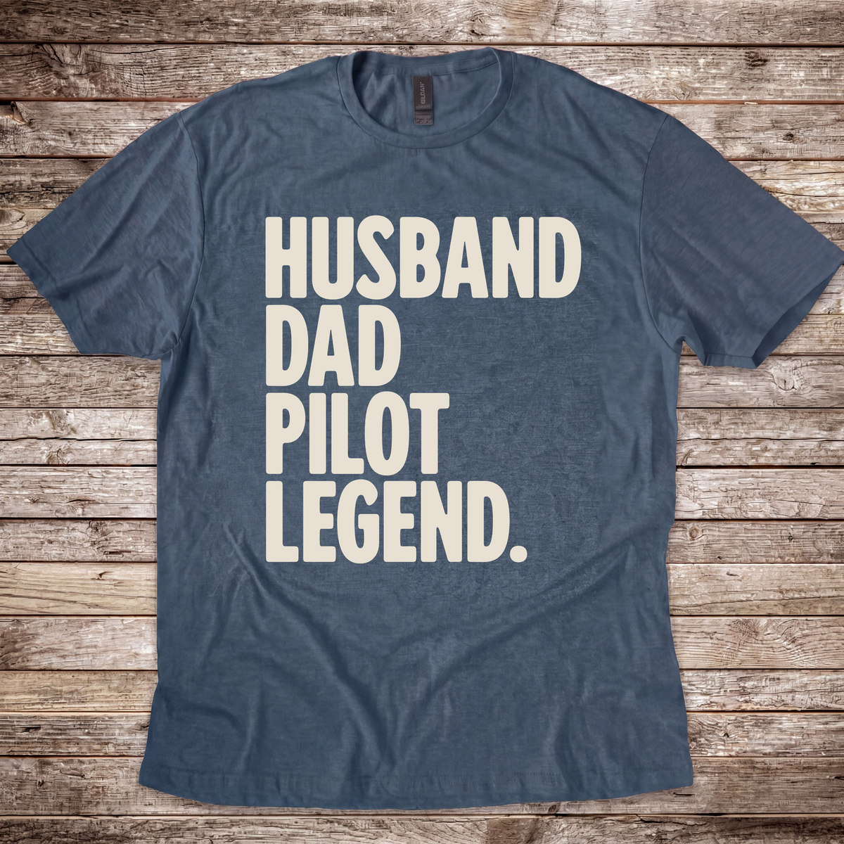 Aero Rascals Husband Dad Pilot Legend T-shirt