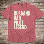 Aviation T-shirt for pilot husbands and fathers