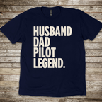 Father's Day pilot gift shirt for an aviation dad
